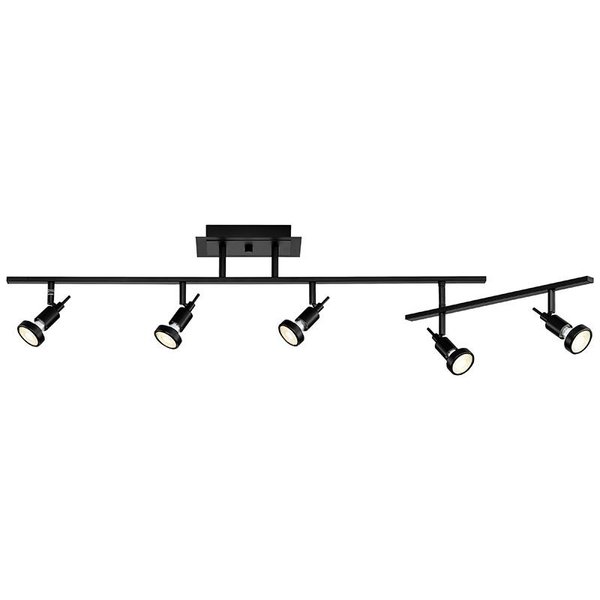 Access Lighting Viper, 5 Light Adjustable LED Track, Black Finish 52042LEDDLP-BL